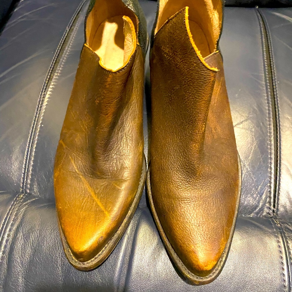 Veracruz Leather Booties